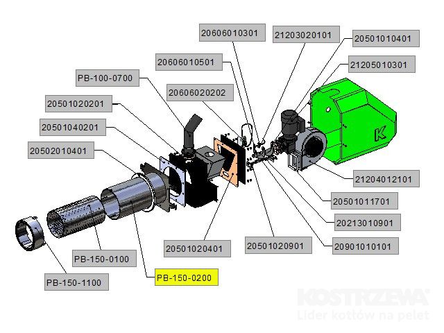 Комплект зовнішньої труби
